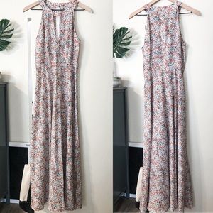 XIX Palms Floral Dress